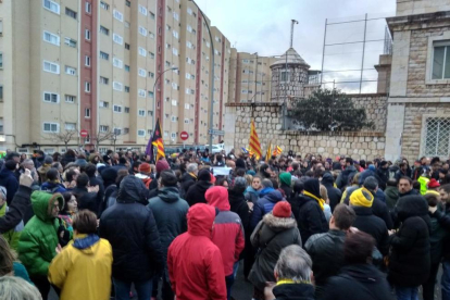 La manifestació, a Tarragona.