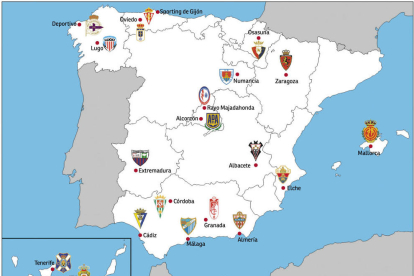 Els rivals de Nàstic i CF Reus en la temporada 2018/2019.