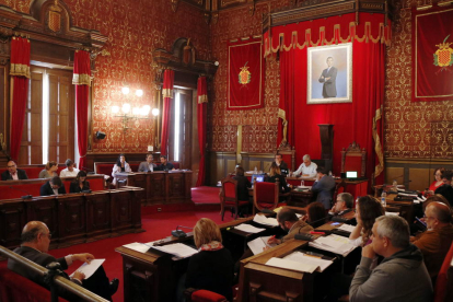 Imagen de la sesión plenaria del Ayuntamiento de Tarragona.