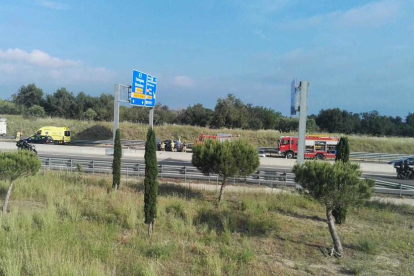El accidente se ha producido al A-7, en el término municipal de Vila-seca.