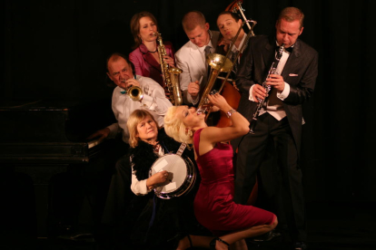 Imagen de la formación Gunhild Carling & Carling Family, que estarán presentes en el 24º Festival Dixieland de Tarragona.