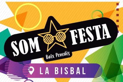 Cartel del acto principal de SOM FESTA, que tendrá lugar el 10 de septiembre en la Bisbal del Penedès.