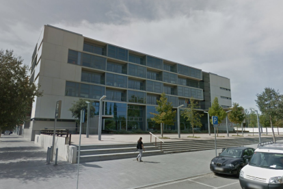 Imatge de la façana exterior de l'Audiència de Girona.
