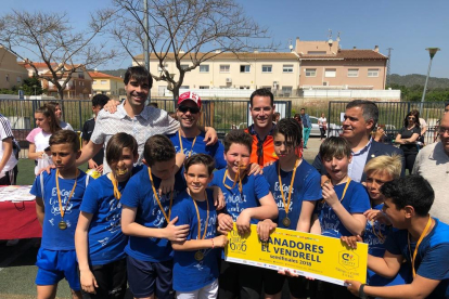 L'equip de l'escola Àngels Garriga.