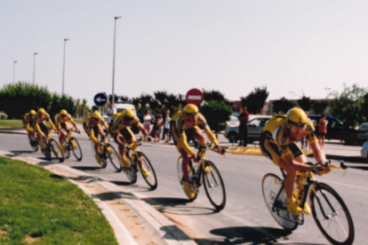 Imagen de archivo de la Volta Ciclista a Catalunya el año 2000 con final en Vila-seca.