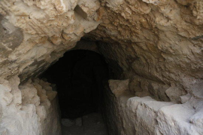 La cavitat documentada a la segona fase de la intervenció arqueològic a l'antic solar de la caserna de la Guàrdia Civil a Tarragon