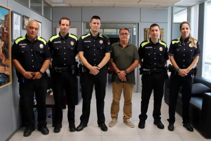El cuerpo de la Policía Local de Roda de Berà se ha reforzado con la incorporación de cuatro agentes interinos.