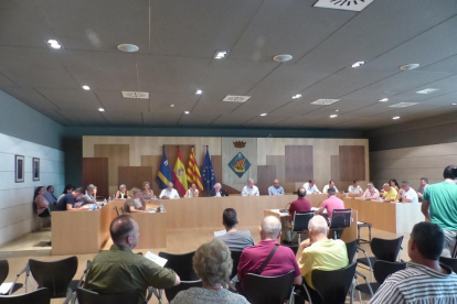 La sesión plenaria se celebró ayer en el Ayuntamiento de Salou.