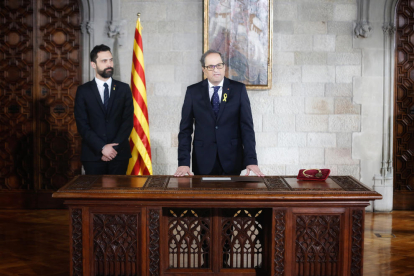 Acto de toma de posesión del presidente de la Generalitat, Quim Torra.