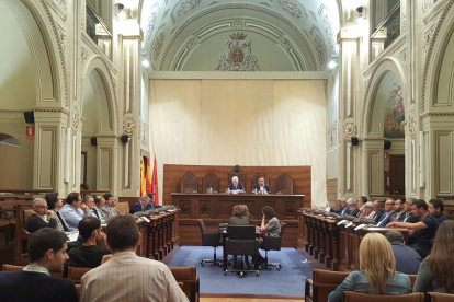 Imagen del pleno de la Diputación.