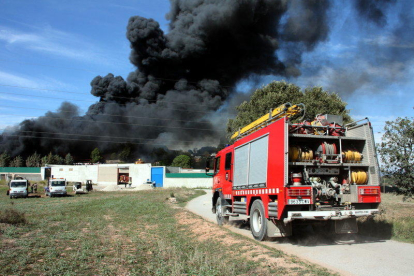 Un camió de bombers, en una imatge d'arxiu.