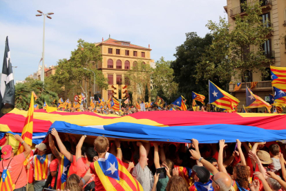 Imagen de archivo de la celebración de una Festividad del Once de Septiembre en Barcelona.