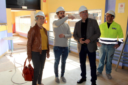 L'alcalde d'Altafulla, Fèlix Alonso, i la regidora d'Urbanisme, Marisa Méndez-Vigo, han visitat aquest matí les obres.