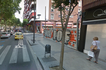 El accidente ha tenido lugar en el paseo Prim con calle Güell i Mercader.