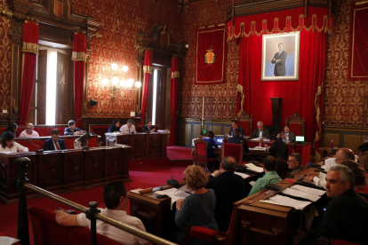 Imatge del ple ordinari de l'Ajuntament de Tarragona del mes de maig.