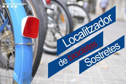 Els Mossos posen un localitzador de bicicletes robades a disposició dels ciutadans