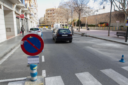 Gran parte de los actos se harán en la calle de Sant Joaquim, que recientemente ha cambiado de sentido.