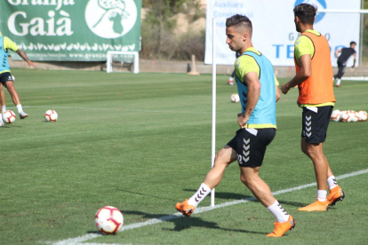 Omar Perdomo, entrenant aquesta setmana.