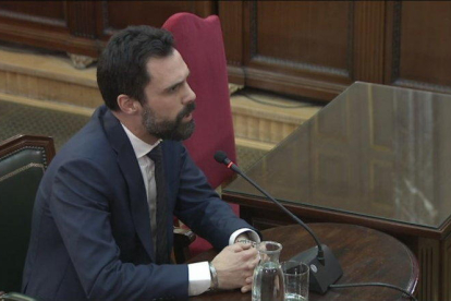 El president del Parlament, Roger Torrent, al Suprem.