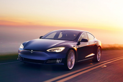 Imatge d'arxiu d'un Tesla Model S.