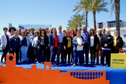 Imagen de la candidatura de ERC en Tarragona.