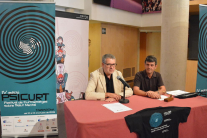 L'alcalde de Tarragona i conseller de Cultura, Pau Ricomà, amb el