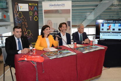 Imagen de la rueda de prensa de la presentación de la 27ª edición del Media Maratón de Tarragona.