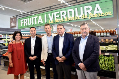Imatge de la inauguració de la nova botiga Aldi a Reus.
