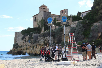 Imatge del rodatge de Masterchef Celebrity a Tarragona.