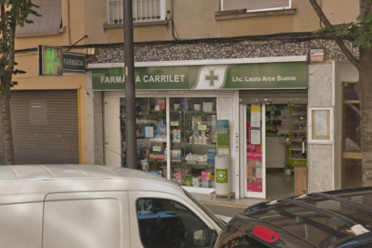Imatge de la farmàcia on s'hauria produït l'atracament.