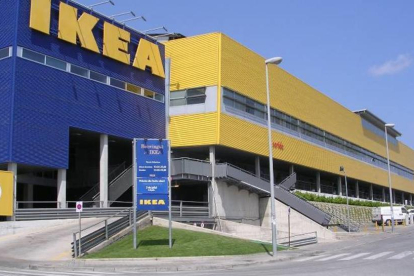 La botiga d'Ikea ubicada a Badalona (Barcelona).