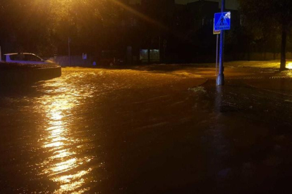 Imagen de las inundaciones en Tarragona.