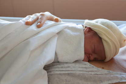 De pare italià i mare alemanya, la Kira Ricciarelli va ser el primer nadó de 2017 de la demarcació.