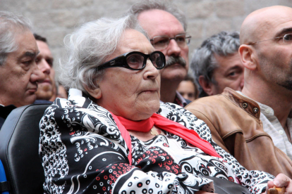 Neus Català, superviviente catalana del campo de concentración nazi de Ravensbrück, en una imagen del año 2010.
