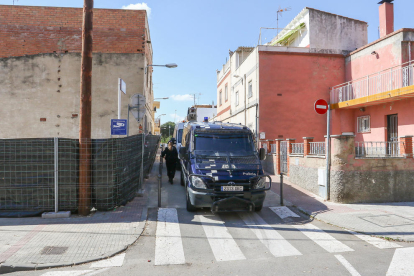 Imatge d'arxiu d'una furgoneta de la Guàrdia Urbana de Reus a Sant Josep Obrer.