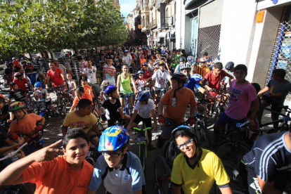 Imatge d'una edició passada de la Festa de la Bicicleta.