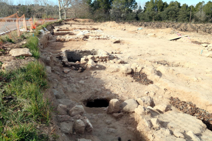 Les restes arqueològiques del jaciment de Vilardida a l'Alt Camp.