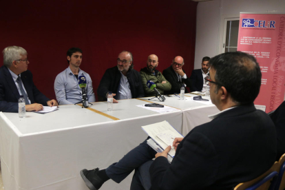 Plano general de la mesa de restauradores del III Congrés Català de la Cuina.