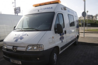 Imagen de archivo de una ambulancia de Jaén.