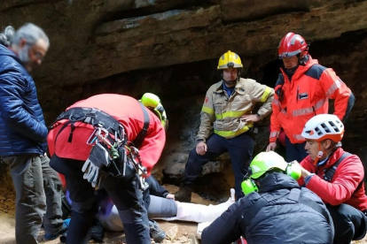 Seis heridos, uno grave, balance final de los escaladores accidentados en el Ripollès