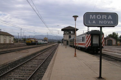 Estació de tren de Móra la Nova.