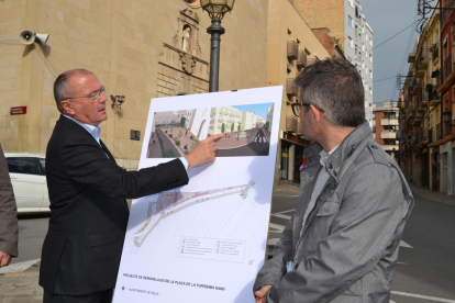 L'alcalde de Reus, Carles Pellicer, ha presentat als veïns el projecte.