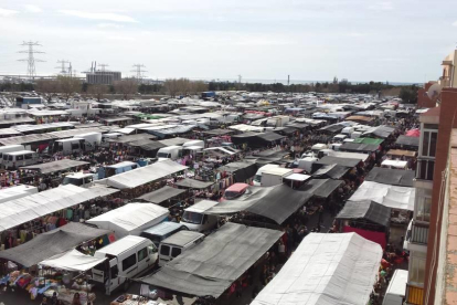 Imagen de archivo de los puestos del mercado de Bonavista.