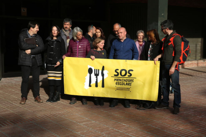 Imagen de la plataforma SUS Comedores Escolares en la salida de la reunión con el Departamento de Educación.