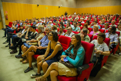 Públic assistent a la primera projecció del film dedicat a Boada.