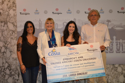 Larisa González ha sido la ganadora de un crucero por el Mediterráneo para dos personas.