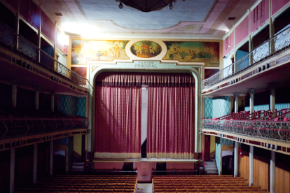 Interior del Teatre-Cinema Principal de Montblanc.
