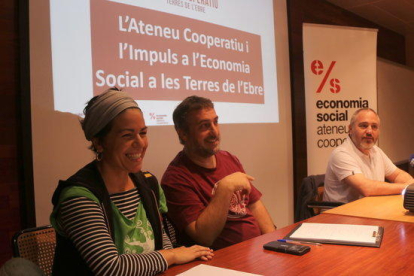 Imagen de la presentación del mapa de entidades de economía social y solidaria en las Terres de l'Ebre.