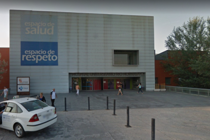 L'entrada de l'hospital de Valladolid