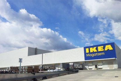 El almacén de Ikea en Valls.